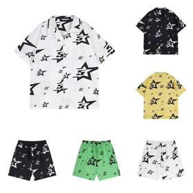 Sp5de Sp5der 55555 new casual beach vacation suit-2762  